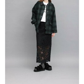 SACRA【サクラ】FLORA RASCHEL LACE SKIRT 　990 BLACK (126521121) 26AW 26秋冬 　レース　　スカート