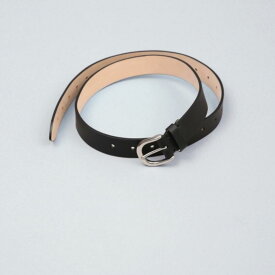 SACRA【サクラ】 ROUND BUCKLE BELT　990 BLACK (126553401) 26AW 26秋冬 バックル　ベルト