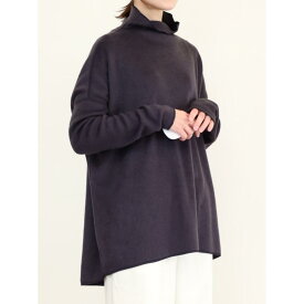 MICA & DEAL【マイカアンドディール】シャギールーズタートルネックプルオーバー 0083NAVY (0125409315) 25AW　25秋冬　トップス　タートルネックプルオーバー　カットソー