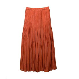 MICA&DEAL【マイカ＆ディール】ramdom pleats skirt ORANGE (012120210001) 22SS 22春夏 スカート プリーツ
