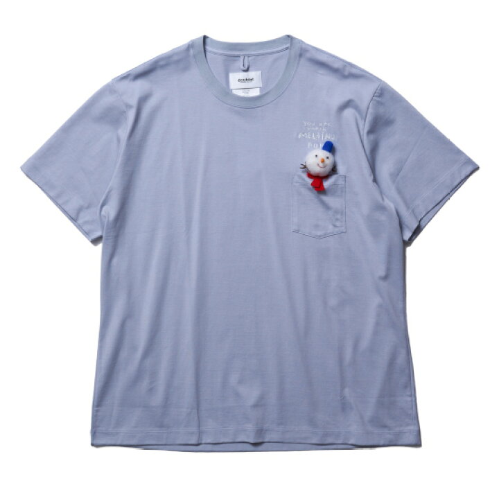 楽天市場】doublet【ダブレット】T-SHIRT WITH SNOWMAN L.BLUE  