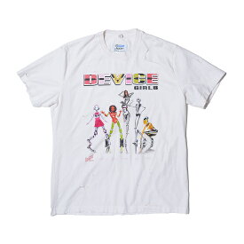 doublet 【ダブレット】 DOUBLET X PZ TODAY "DEVICE GIRLS" T-SHIRT (24SS31CS312-1) 24SS 24春夏 トップス Tシャツ ホワイト