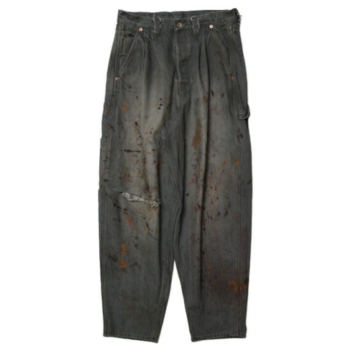 楽天市場】doublet 【ダブレット】DENIM PAINTER PANTS BLACK 