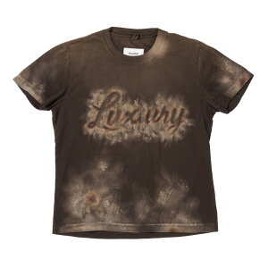 doublet | �_�u���b�g LUXUARY MUD PAINT T-SHIRT BROWN (26SS40CS434) 26SS 26�t�� �g�b�v�X T�V���c ���� �V���[�g�X���[�u �v�����g �n���h�y�C���g �G�A�u���V