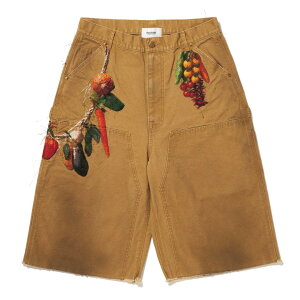doublet | �_�u���b�g VEGETABLE EMBROIDERY CUT-OFF PANTS BEIGE (26SS19PT350) 26SS 26�t�� �p���c �J�b�g�I�t �h�J �G���u���C�h