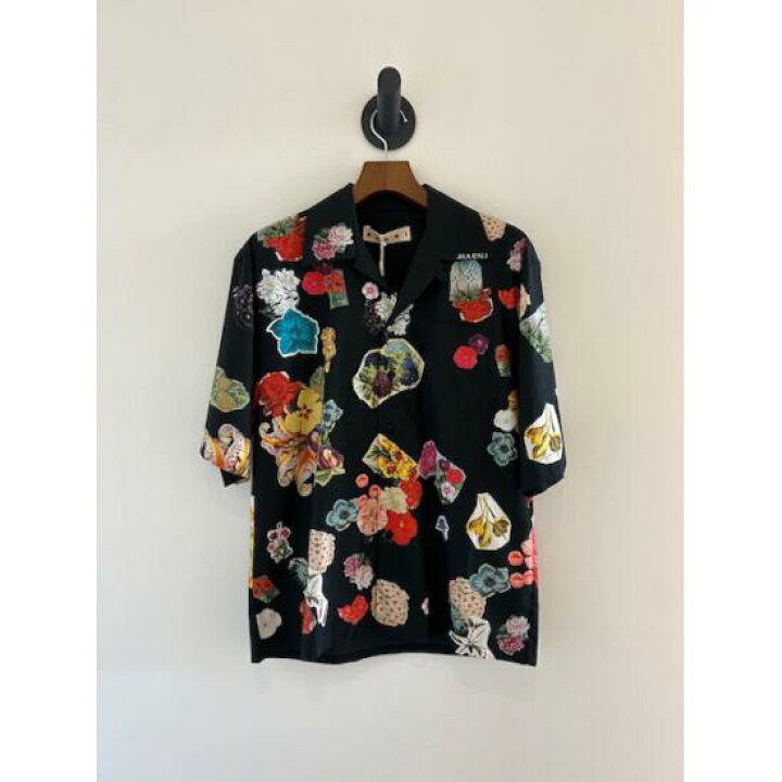 楽天市場】MARNI (マルニ) ポプリン製ボーリングシャツフラワー 