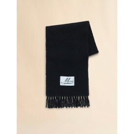 MARNI | マルニ brushed alpaca scarf BLACK (ASZC0005A0UTW9180XN99) 25AW 25秋冬【 送料無料 】 正規品 アルパカ スカーフ マフラー ストール メンズ レディース ブランド フリンジ