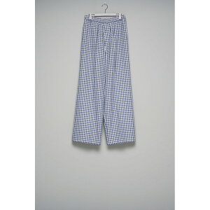 �_�S�iP10�{�I4/4(�y)20���`�^ MASU | �G���G�[�G�X���[ SPARKLING PLAID WIDE EASY PANTS BLUE (M26U6PL009) 26SS 26�t�� �p���c ���C�h �C�[�W�[ �C�[�W�[�p���c �`�F�b�N ���C�h �����b�N�X �X�p���R�[�� �M���K