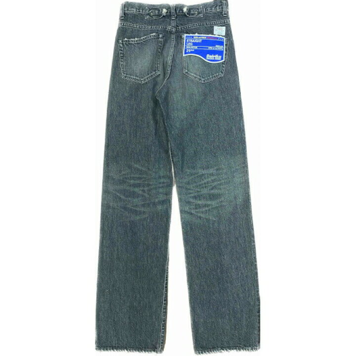 楽天市場】DAIRIKU 【ダイリク】SUPER DAMAGE WIDE DENIM PANTS IBLACK 