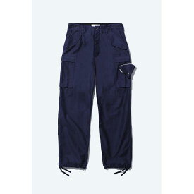 TOGA VIRILIS 【トーガ ビリリース】 COTTON CARGO PANTS Navy (TV241-FF310) 24SS 24春夏 パンツ ボトムス カーゴパンツ