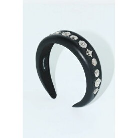 TOGA TOO【トーガ トゥ】 LEATHER HEADBAND 1 BLACK (TZ241-AA962) 24春夏 24SS アクセサリー