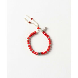 ＼最大10%OFFクーポン！ポイント20倍※エントリー必須／ KAMIYA | カミヤ Glass Beads Bracelet RED (G16AC215) アクセサリー ブレスレット グラスビーズ ビーズ