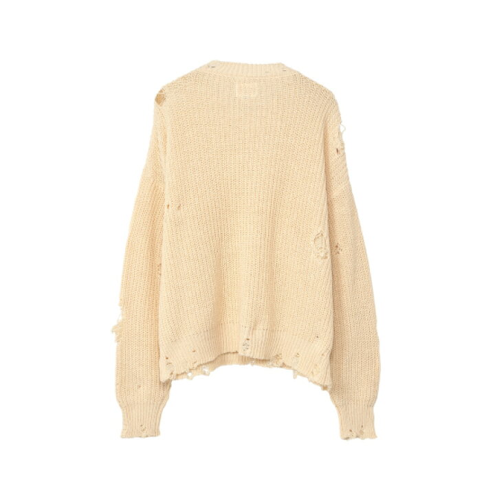 楽天市場】KAMIYA 【カミヤ】BORO Knit Sweater WHITE (G12PO042) 24SS 