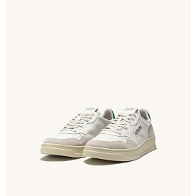 AUTRY 【オートリー】 MEDALIST LOW SNEAKERS IN SUEDE AND LEATHER COLOR WHITE AND AMAZON WOMAN'S (AULW-LS23) スニーカー