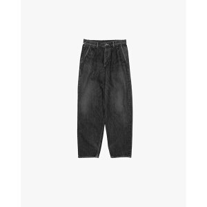 Graphpaper | �O���t�y�[�p�[ Selvage Denim Two Tuck Tapered Pants -DARK FADE- BLACK (GU261-40060DB) 26SS 26�t�� �p���c �f�j�� �^�b�N �e�[�p�[�h �Z���r�b�`�f�j��