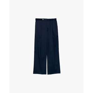 Graphpaper | �O���t�y�[�p�[ Solotex Twill Wide Chef Pants NAVY (GM261-40162B) 26SS 26�t�� �p���c �V�F�t�p���c ��� �{�����[�� ���C�h �X�g���b�` �c�C�� �\���e�b�N�X