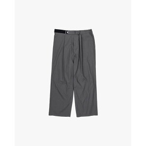 Graphpaper | �O���t�y�[�p�[ Solotex Twill Wide Chef Pants GRAY (GM261-40162B) 26SS 26�t�� �p���c �V�F�t�p���c ��� �{�����[�� ���C�h �X�g���b�` �c�C�� �\���e�b�N�X