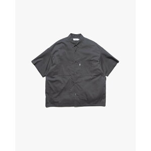 Graphpaper | �O���t�y�[�p�[ Solotex Twill S/S Oversized Box Shirt GRAY (GM261-50159B) 26SS 26�t�� �g�b�v�X �V���c �V���[�g�X���[�u ���� �I�[�o�[�T�C�Y �{�b�N�X �\���e�b�N�X �X�g���b�`