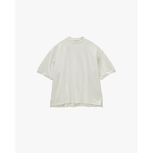 Graphpaper | �O���t�y�[�p�[ Cotton Pique Jersey Crew Neck Tee PEARL WHITE (GM261-70415) 26SS 26�t�� �g�b�v�X T�V���c �����b�N�X�V���G�b�g �V���[�g�X���[�u �n�[�t�X���[�u ���� �N���[�l�b�N ���̎q