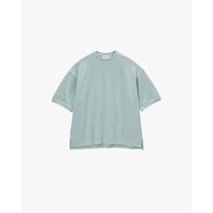 Graphpaper | �O���t�y�[�p�[ Cotton Pique Jersey Crew Neck Tee SMOKE BLUE (GM261-70415) 26SS 26�t�� �g�b�v�X T�V���c �����b�N�X�V���G�b�g �V���[�g�X���[�u �n�[�t�X���[�u ���� �N���[�l�b�N ���̎q