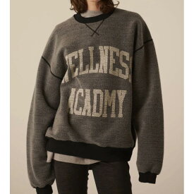 INSCRIRE 【アンスクリア】Loose Fit Reversible Sweat　BLACK USED ( IC262DAI26AWBC7)　26AW　26秋冬　ヴィンテージ　スウェット
