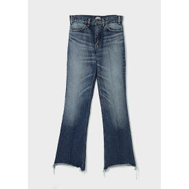 INSCRIRE 【アンスクリア】002 Flare Denim DARK BLUE USED (IC251DAIDPT30B) 25SS　25春夏　パンツ　デニム　フレアデニム