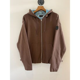 本日限定100％ポイントバック！？＼最大10％OFFクーポン＆P5倍！／ PHINGERIN|フィンガリン REVERSIBLE ZIP HOODIE ORIGINAL PLAID BROWN (PD-252-HCS-031) フーディー パーカー ジップフーディー リバーシブル ジップアップ