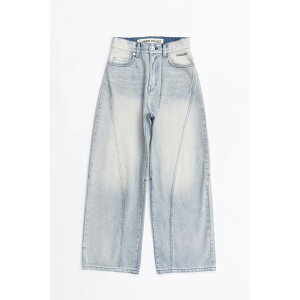 c25SS�@25�t�ā@PRANK PROJECT �y�v�����N�v���W�F�N�g�zCurved Line Denim 2 L.BLUE (31251465612) �p���c�@�J�[�u�f�j��