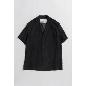 PRANK PROJECT | �v�����N�v���W�F�N�g Fibril Half-Sleeve Jacket BLACK (31261115905) 26SS 26�t�� �W���P�b�g �A�E�^�[ �V���[�g�X���[�u ���� �n�[�t�X���[�u�W���P�b�g �T�e�� ���[����