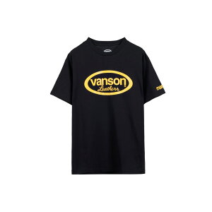 MASSES | �}�V�X × VANSON Leathers T-SHIRTS S/S BLACK (1259086014)(1259086015) 26SS 26�t�� �R���{ �g�b�v�X ���� �V���[�g�X���[�u �v�����gT�V���c