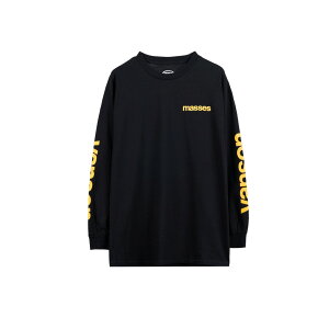 MASSES | �}�V�X × VANSON Leathers T-SHIRT L/S/BLACK (1259087013) (1259087014)(1259087015) 26SS 26�t�� �R���{ �g�b�v�X ���� �����O�X���[�u �v�����gT�V���c