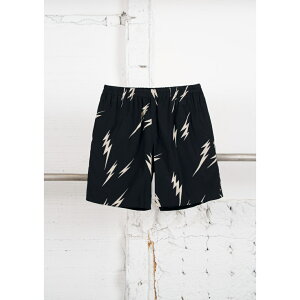 MASSES | �}�V�X× Y's for men BLEACH DYED SHORT PANTS BLACK (1269108013) 26SS 26�t�� �R���{ �V���[�c �V���[�g�p���c