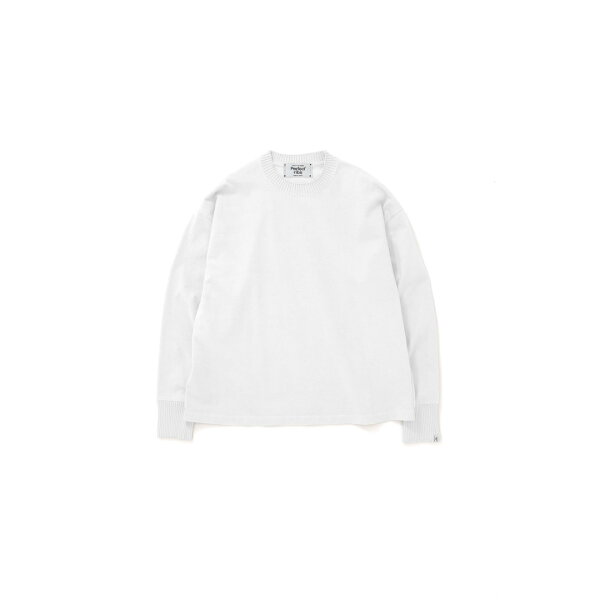 Perfect ribs | パーフェクトリブス Long Sleeve T Shirts  WHITE (PR634011) 26AW 26秋冬 Tシャツ 長袖 ロングスリーブ