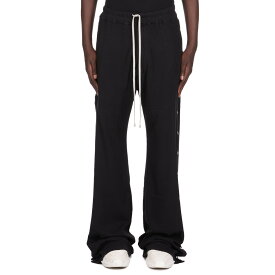 ＼全品最大10%OFFクーポン！エントリーでP14倍／ DRKSHDW | ダークシャドウ CONCORDIANS PUSHER PANTS IN BLACK DOUBLE BRUSHED JERSEY (DU02E7393) 25AW 25FW 25秋冬 パンツプッシャーパンツ ワイドレッグ ガーメントダイ