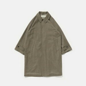 POLYPLOID|�|���v���C�h LONG COAT C STONE GRAY (C-1-001-002) 24AW 24�H�~ �R�[�g �A�E�^�[ �����O�R�[�g �X�^���h�J���[