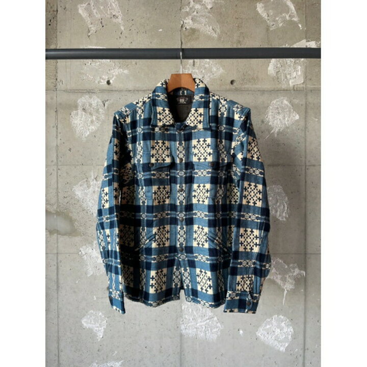 楽天市場】RRL|ダブルアールエル Pattern Jacquard Overshirt NATURAL 