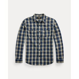 RRL | ダブルアールエル Plaid Woven Workshirt BLUE / GRAY (MNRRWOV16820369) 25AW 25秋冬 トップス シャツ ワークシャツ