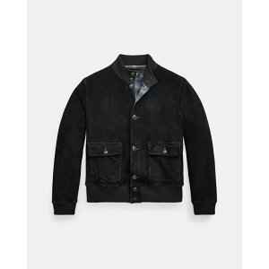 _Si5{ő20OFFN[|^ RRL | _uA[G Suede Bomber Jacket VINTAGE BLACK (MNRROTW16020174) 25AW 25H~WPbg AE^[ XG[h {o[WPbg