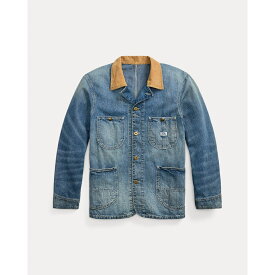 RRL | ダブルアールエル Corduroy-Collar Indigo Denim Jacket WRIGHTSVILLE WASH (MNRROTW16020176) 25AW 25秋冬ジャケット アウター コーデュロイ カラー デニムジャケット