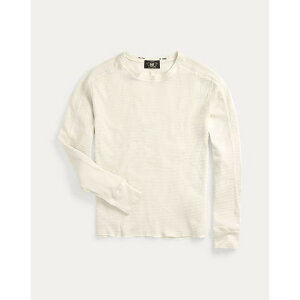 �_�S�i10%OFF�N�[�|���z�z���^ RRL | �_�u���A�[���G�� WAFFLE KNIT CREW NECK PAPER WHITE / 100 (MNRRKNI16820012) 26SS 26�t�� �g�b�v�X ���b�t���j�b�g �����O�X���[�u T�V���c ����