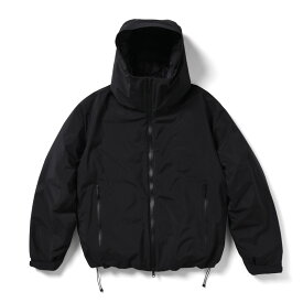 ES.1|エスアイ 3lyr down jk BLACK (D005) 25AW 25秋冬 ジャケット アウター ダウン ダウンジャケット ダウンブルゾン シームテープ 止水 ジップ