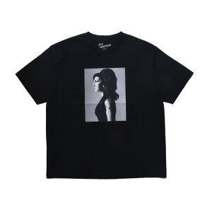 MINEDENIM | �}�C���f�j�� AMY WINEHOUSE PROFILE PHOTO S/S TEE BLACK (MND-AMW001) 26SS 26�t�� �g�b�v�X T�V���c �����@�V���[�g�X���[�u �n�[�t�X���[�u �v�����g �v�����gT