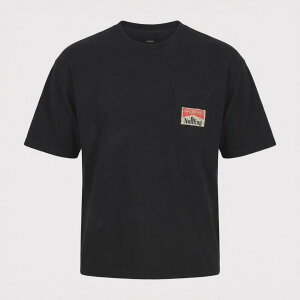 �y7��19��20���`�G���g���[�ōő�P20�{�zMINUS | �}�C�i�X Bootleg Pocket Tee(NOTHING) 5YEARS BLACK (M-P3-BG11) 26SS 26�t�� T�V���c ���� �V���[�g�X���[�u �|�P�b�g
