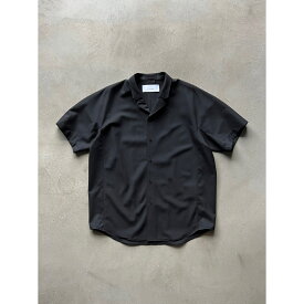 OVERCOAT | オーバーコート Short sleeve shirt jacket/BLACK (S26T05S-DWWT) 26SS 26春夏 トップス シャツ