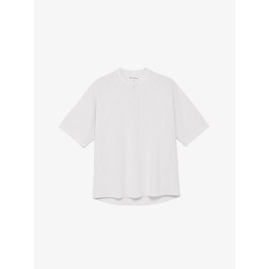 Goldwin | �S�[���h�E�B�� MESH WAFFLE ACTINOID HENLEY NECK T-SHIRT WHITE (GL66143) 26SS 26�t�� ���j�Z�b�N�X �g�b�v�X T�V���c ���b�V�� ���b�t�� ���O�����X���[�u