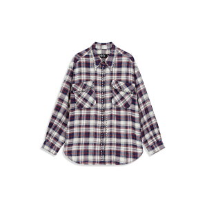 �_�S�iP10�{�I4/4(�y)20���`�^ OPEN YY | �I�[�v�����C���C BEADED POCKET SHIRT, CHECKERED RED (YY254ST001) 25AW 25�H�~ �g�b�v�X �V���c �I�[�o�[�T�C�Y �|�P�b�g �r�[�Y
