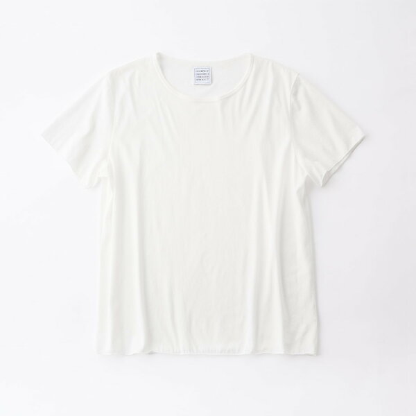 GOOD PEOPLE GOOD STITCHING GOOD PRODUCT | GGG Fresca Zero Jersey Crew Neck Short Sleeve T WHITE (02-01-1853) 26SS 26春夏 トップス Tシャツ クルーネック ショートスリーブ シアー