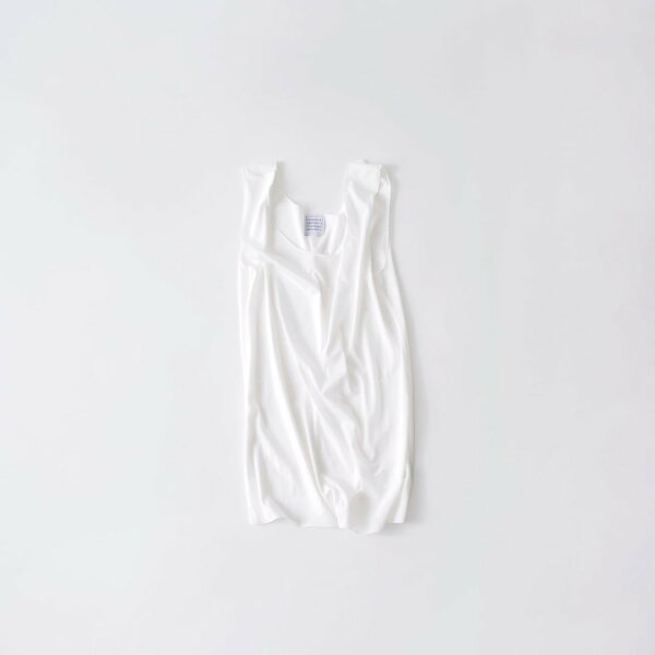 GOOD PEOPLE GOOD STITCHING GOOD PRODUCT|GGG Fresca Zero Jersey No Sleeve T  WHITE (02-01-1151) 26SS トップス シアー タンクトップ ドライタッチ