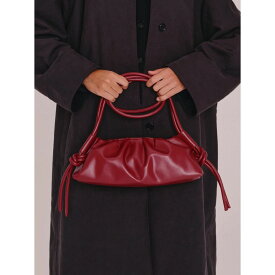 【正規販売店】?LEND | オレンド Dumpling Bag CHERRY RED バッグ 鞄 カバン ミニ 餃子 ショルダーバッグ ヴィーガンレザー ダンプリング ななめ掛け クラッチバッグ ハンドバッグ 撥水 ダブルハンドル 撥水