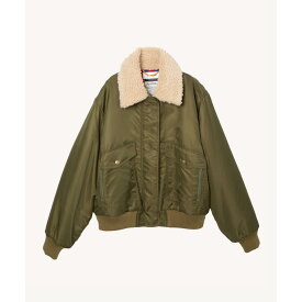 MUVEIL 【ミュベール】コラボボンバージャケット khaki (MA253FJK004)　25AW　25秋冬　アウター　ジャケット　ボンバージャケット